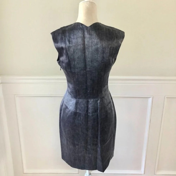 Theyskens' Theory Navy Drace Sheath Dress 6 - Picture 5 of 7